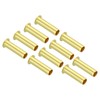 PATIKIL 4mm Tube OD Brass Compression Insert, 30 Pack Insert