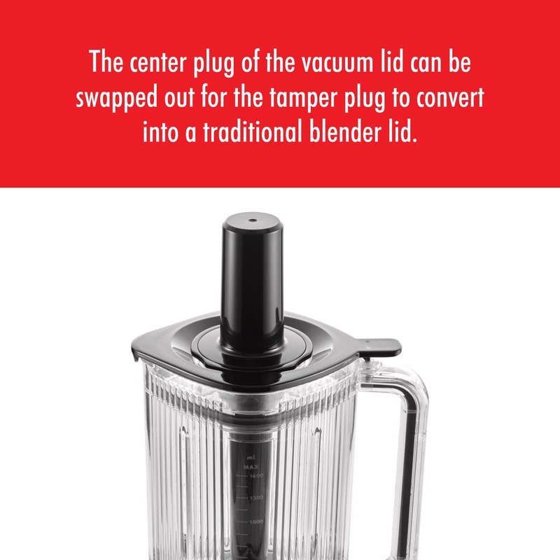 ZWILLING Enfinigy Vacuum Lid for Power Blender Jar - Black