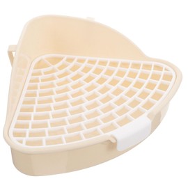 Levemolo Triangle Pet Potty Durable Litter Box for Guinea Pigs Rabbits Easy Clean Detachable Design for Small Animal Training Odor Construction
