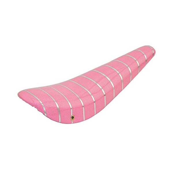 Alta Bicycle 20" Vinyl Banana Seat/Saddle Sparkle with Silver Stripes, Multiple Colors. (Pink)