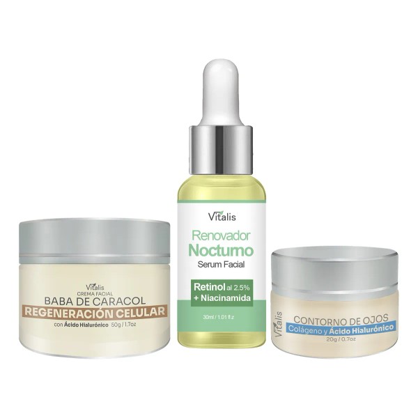 Kit Crema Baba De Caracol Y Colageno + Serum Retinol