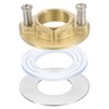 QUARKZMAN Female Thread Hex Nut 3/4 Inch (19mm) Stainless Steel
