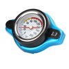 Aluminum Alloy Radiator Cap Temperature Gauge Leakproof Universal Car (Little