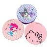 Base Maquillaje, Polvo Kitty, Kuromi Y Melody (1pz)