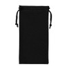 Microfibre Drawstring Glasses Bag/Gadget Pouch (4 Pack) - Black