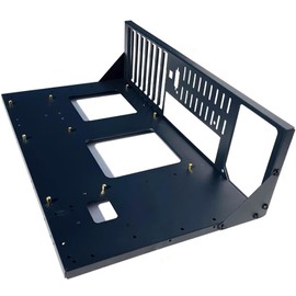 Open Air Frame Computer Case, ATX PC Test Bench Chassis Case Rack, DIY Gaming Computer Case Chassis, ATX Power Supply Unit, SPCC Material Thickened Motherboard Widely Body Heat Dissipation Design