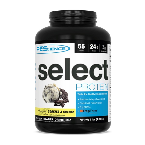 PEScience Select Protein Amazing Cookies & Cream 55 Servings
