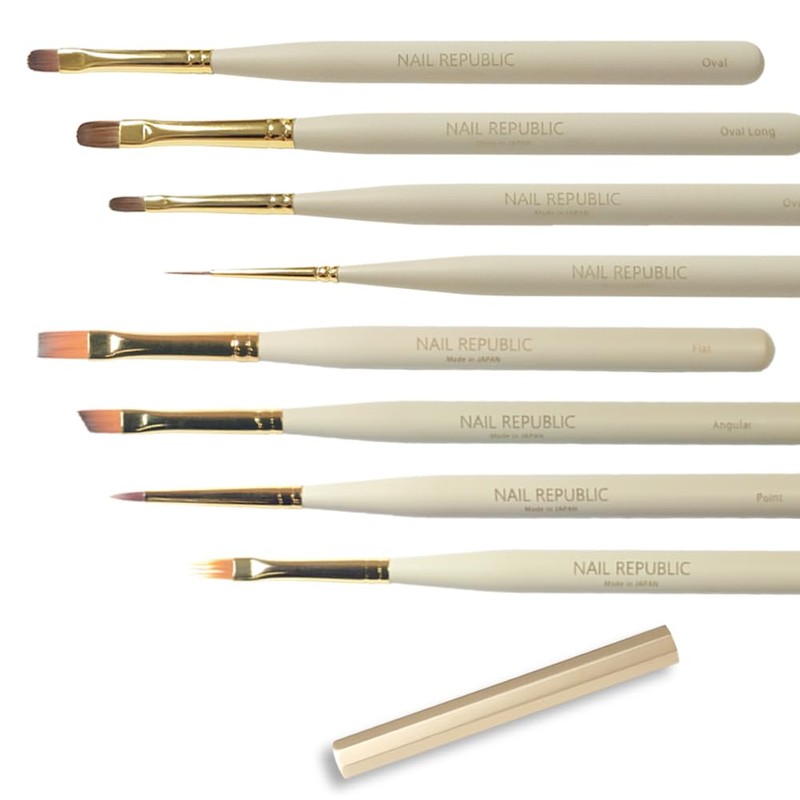 Nail Brush Gel Brush Gel Nail Brush with Cap (Oval