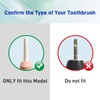 Replacement Brush Heads Compatible with Rtauys M5 Sonic Electric Toothbrush,