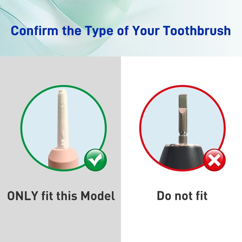 Replacement Brush Heads Compatible with Rtauys M5 Sonic Electric Toothbrush,
