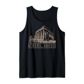 Athens, Greece Parthenon Acropolis Greek Mythology Athenian Tank Top