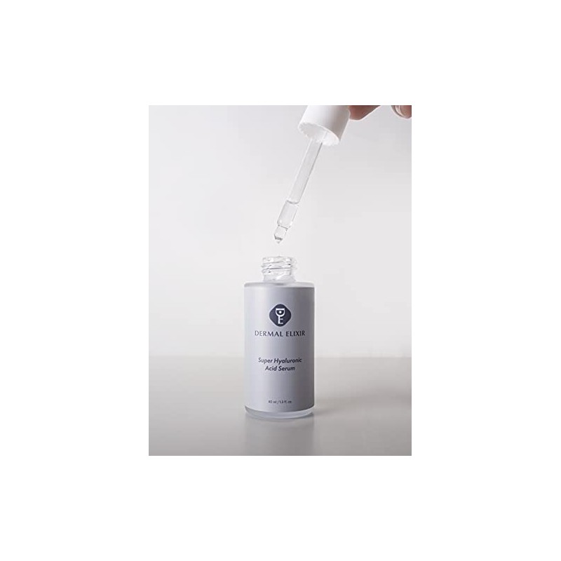 Dermal Elixir Super Hyaluronic Acid Facial Serum 40ml, Super Hydration,