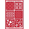 Armour Etch Over N Over Stencil Repeating Patterns-Over n Glass