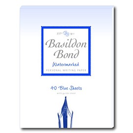 Basildon Bond Duke 137 x 178 mm Writing Pad with 40 Sheets - Blue, 100100123