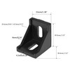 TA-VIGOR 10Pcs 4040 Aluminum Extrusion Inside Corner Bracket Gusset, 90