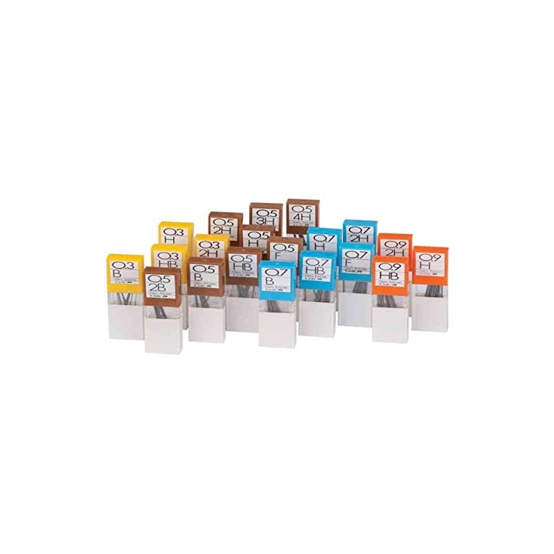 Tombow Box of 12 for Mechanical Pencil HB White/Orange