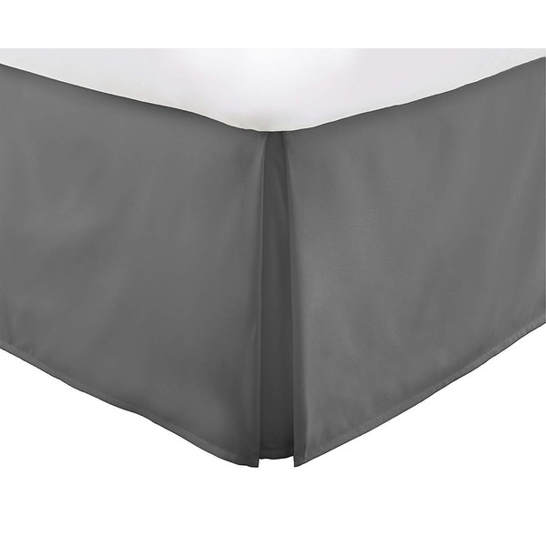 Queen Bed Skirt 18 Inch Drop Split Corner 100% Egyptian