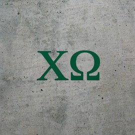 Transparent Decal Stickers of Omega Letter (Green) Premium Waterproof Vinyl Decal Stickers for Laptop Phone Accessory Helmet Car Window Mug Tuber Cup Door Wall Decoration ANDstic916915GR040522