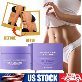 Unbranded Get Dreamy Overnight Toning Whip, Overnight Toning Body Firming Cream 3.53OZ