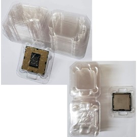 20PCS Computer CPU Case Tray Packaging Clamshell for Intel LGA775 LGA1150/1151/1155 /1156 i3 i5 i7 CPU Protector Cover