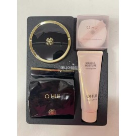 Ohui 오휘 얼티밋 커버 쿠션 모이스처 스페셜 세트 01호(본품+리필+폼+퍼프) OHUI Ultimate Cover Cushion Moisture Special Set 01 (Refill + Foam + Puff)