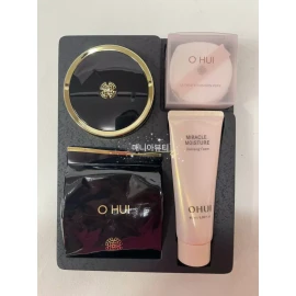 Ohui 오휘 얼티밋 커버 쿠션 모이스처 스페셜 세트 01호(본품+리필+폼+퍼프) OHUI Ultimate Cover Cushion Moisture Special Set 01 (Refill + Foam + Puff)
