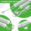 Skymoatled 8Pack 4FT LED Shop Light Garage Lights,50W 6000K 7500LM
