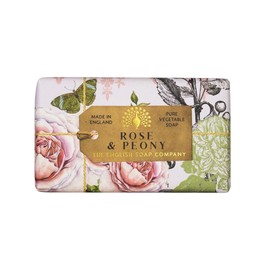 The English Soap Company, Rose & Peony Soap Bar, Anniversary Collection, 200 g