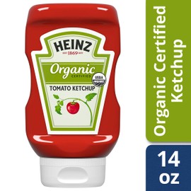 Heinz Organic Ketchup Inverted Bottle, 14 oz. (Tabletop condiments)