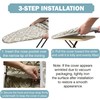 UniSimp Ironing Board Cover and Pad 18x54- Extra Thick Natural