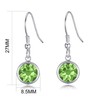 Philip Jones Light Green Crystal Drop Earrings Created Zircondia® Crystals