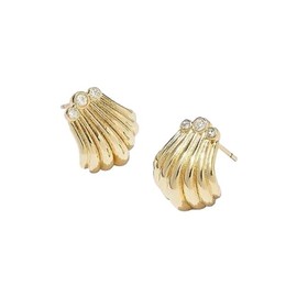 Kendra Scott Womens Isla Huggie Earrings in Gold