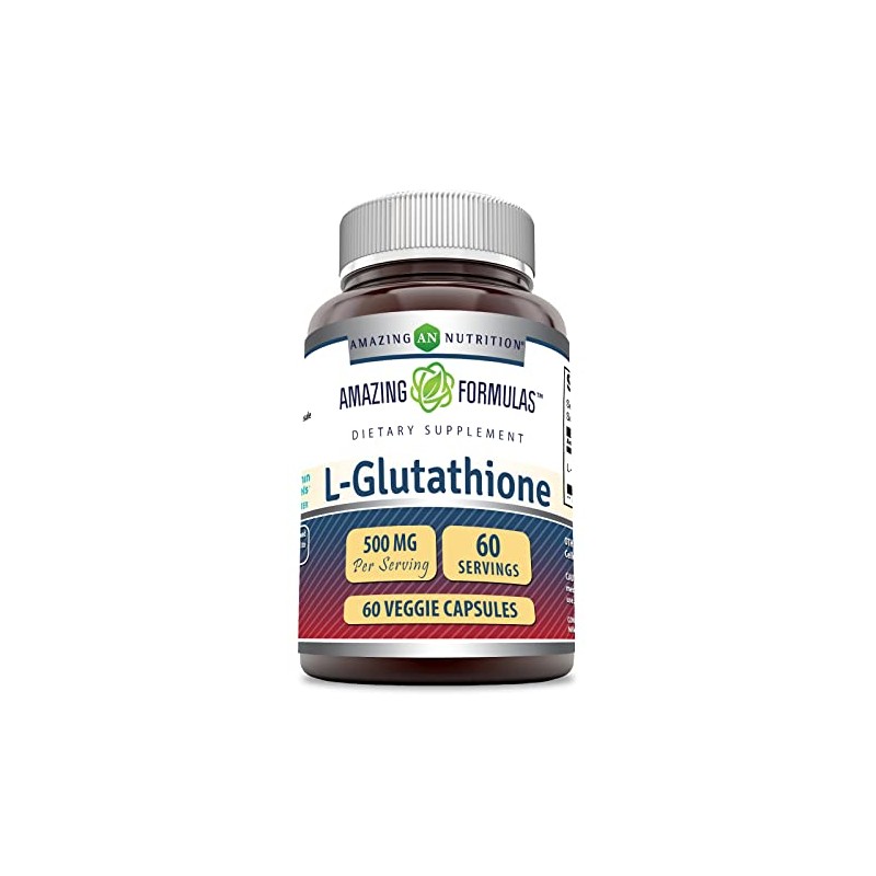 Amazing Formulas Reduced Glutathione 500 Mg 60 Veggie capsules