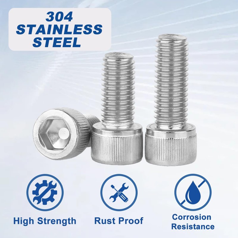 Drenky M5 x 20mm Socket Head Cap Screws, Pack of