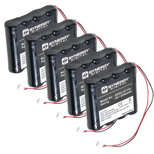 Synergy Digital Door Lock Batteries, Compatible with Saflok A28110 Replacement,