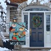 Hzppyz Welcome Winter Owls Bird Garden Flag Double Sided, Animals