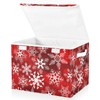 senya Christmas Storage Baskets Collapsible Storage Bins with Lids, Christmas