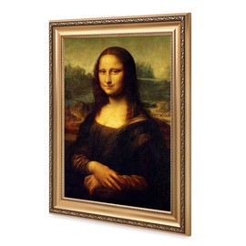 DECORARTS - Mona Lisa by Leonardo DaVinci. The World Classic Art Reproductions. Giclee Print with Matching Art Frame, 24x16" Framed size: 30x22"
