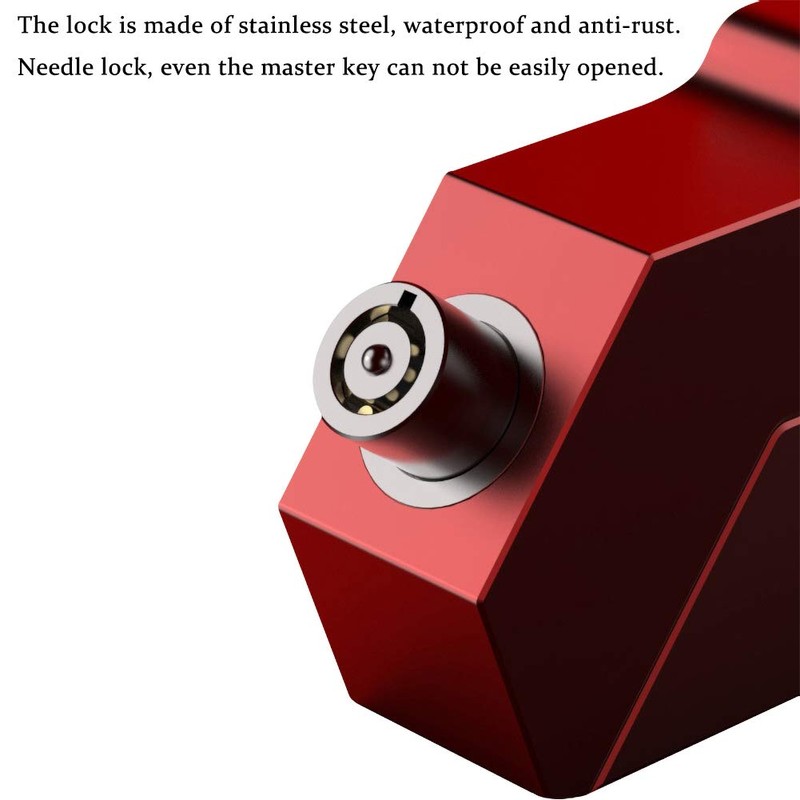 Motorcycle Handlebar Lock Scooter Brake Clutch Security Locks, for Sports