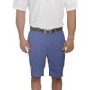 Pebble Beach Men's Golf Dry-Luxe Performance Comfort Waist Shorts, Blue