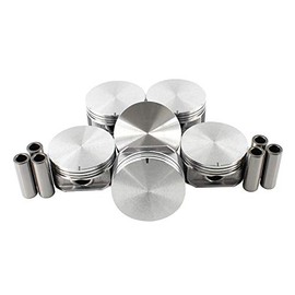 DNJ P1108 Standard Piston Set For 1998-2011 Chrysler Dodge Jeep, Plymouth Caravan Grand Caravan, Grand Voyager, Pacifica, Town & Country, Voyager, Wrangler / 3.8L / OHV / V6 / 12V / 230cid, 231cid
