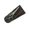 minkissy 2 Sets Professional Beard Shears Scissors Comb Kit Storage