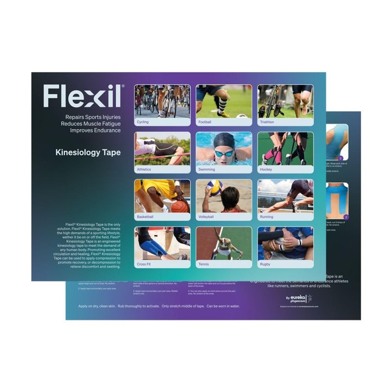 Team Tape® Premium Kinesiology Tape - Blue 32m