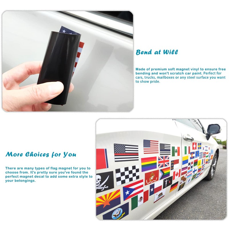 JBCD Colombia Colombian Flag Magnet Decal - for Car SUV
