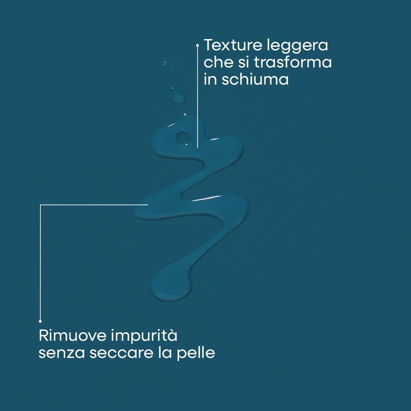 Omia Idrophilia, Detergente Viso Idratante per Pelli Normali, Rimuove Make-Up