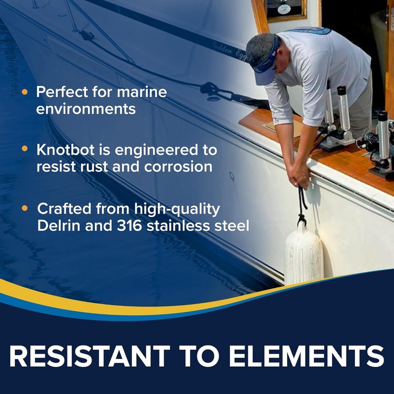 PHENDER PRO KnotBot Boat Fender Rope Adjuster - Useful Camping