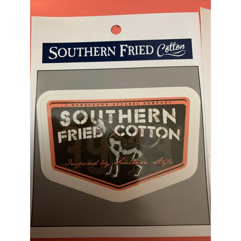 2 Southern Fried Cotton SoFri Co Decal Stickers Lot Bumper