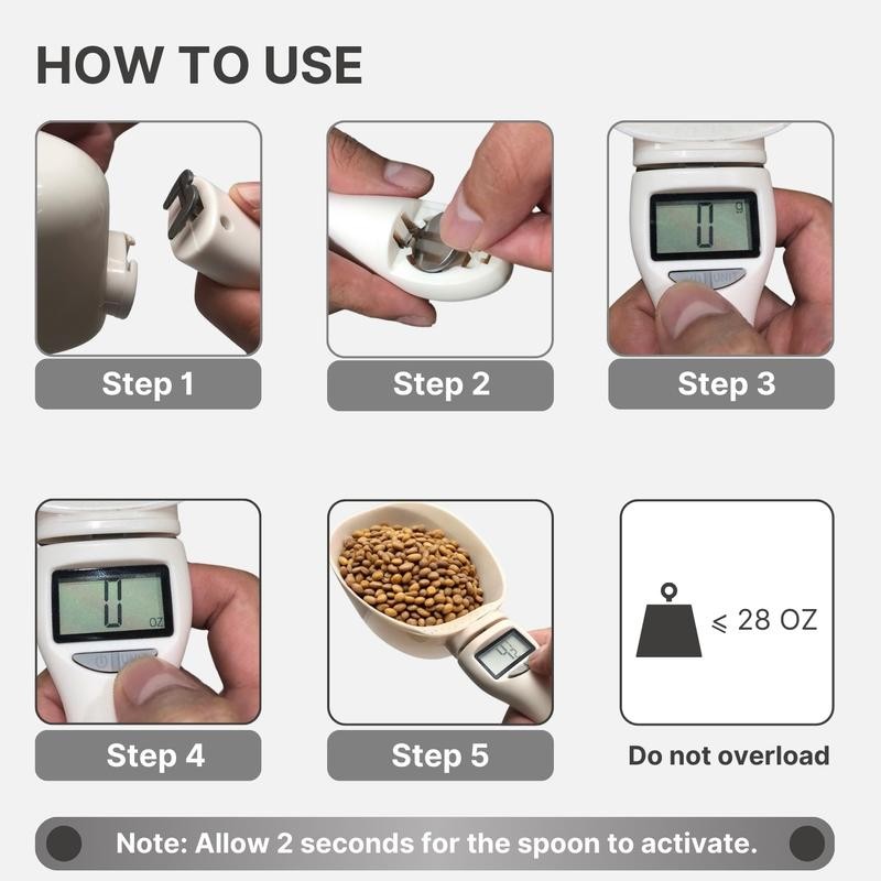 Digital Measuring Spoon Scale – High Precision with LCD Display