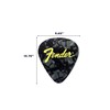 Fender Guitar Pick Silver Metal Sign - Fun Fender Wall