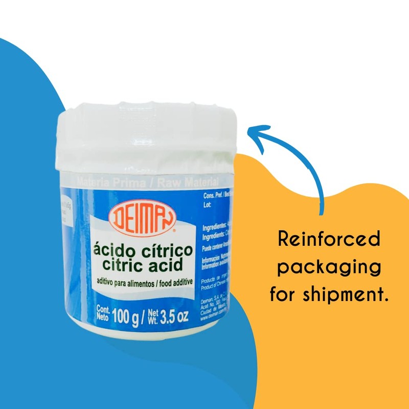 Deiman Citric Acid (4 oz) food grade & Kosher